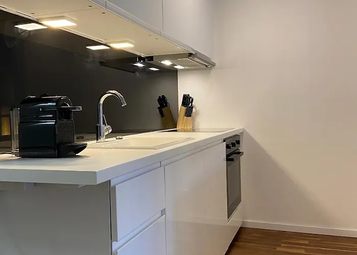 Stylish Business With Sunny Balcony, Private Garage, Free Wlan! 公寓 *